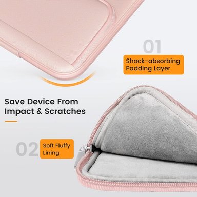 FUNDA GALAXY TAB S10 PLUS X820 X826 MOKO BAG ROSE - 5