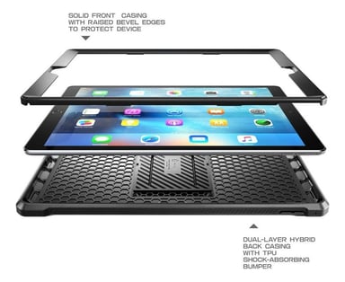 CASE IPAD PRO 2017 SUPCASE 12.9" PROTECTOR 360° + APOYO - 5