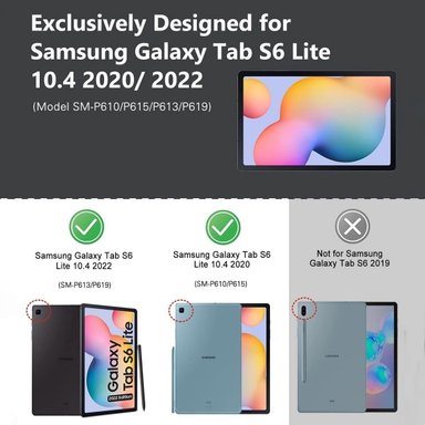 FUNDA GALAXY TAB S6 LITE P613 P619 FINTIE + PORTALAPIZ - 2