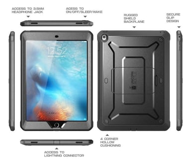 CASE IPAD 5TA 6TA APOYO SUPCASE 9.7" PROTECTOR 360° - 2