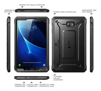 CASE GALAXY TAB A T580 T585 SUPCASE 10.1" PROTECTOR 360° - 5