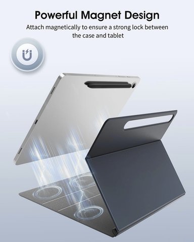 CASE GALAXY TAB S9 FE X510 MOKO BOOK COVER IMANTADO - 3