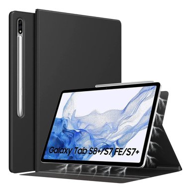 CASE GALAXY TAB S7 PLUS T970 MOKO BOOK COVER + PEN HOLDER - 1