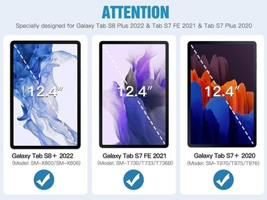 CASE GALAXY TAB S7 PLUS T970 MOKO BOOK COVER + PEN HOLDER - 2