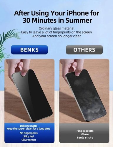 MICA BENKS PROTECTOR CORNING GLASS IPHONE 12 NORMAL 6.1 - 2