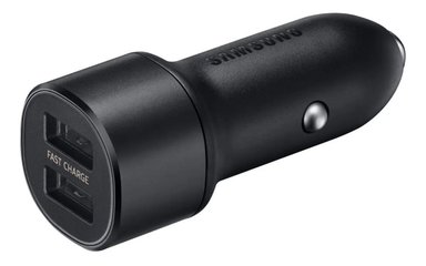 CARGADOR SAMSUNG CARRO DUAL PARA S10 NOTE 10 S20 PLUS ORIGINAL - 5
