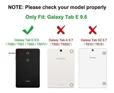 TECLADO FINTIE KEYBOARD CASE GALAXY TAB E 9.6 T560 - 3