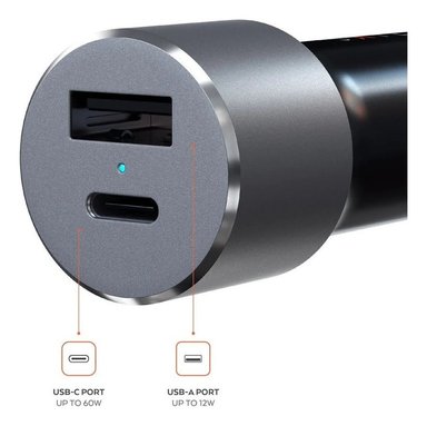 CARGADOR SATECHI DE AUTO 72W PARA IPHONE 11 / PRO / MAX - 2