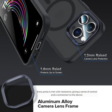 CASE IPHONE 15 PRO BENKS (MAG) MIST METAL CAMERA 6.1 - 5