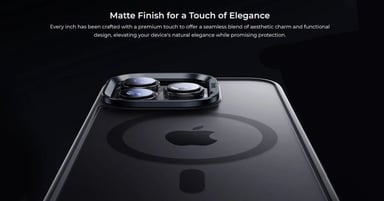 CASE IPHONE 15 PRO BENKS (MAG) MIST METAL CAMERA 6.1 - 6