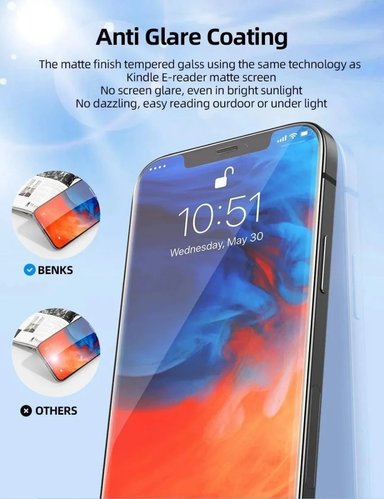 CASE BENKS IPHONE 12 PRO MAX 6.7 PROTECTOR 360° + GLASS - 4