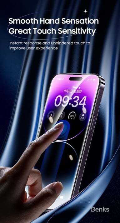 MICA BENKS PROTECTOR PANTALLA IPHONE 14 PRO 6.1 2022 - 3