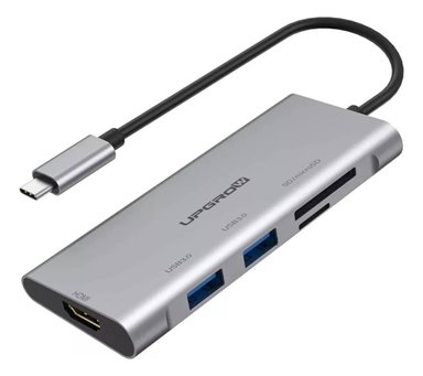ADAPTADOR HUB UPGROW 5 EN 1 HDMI MACBOOK AIR M1 A2337 - 1