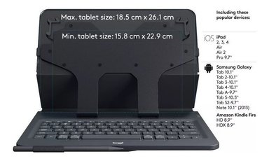 CASE LOGITECH TECLADO FOLIO IPAD 4GEN A1458 A1459 A1460 - 4