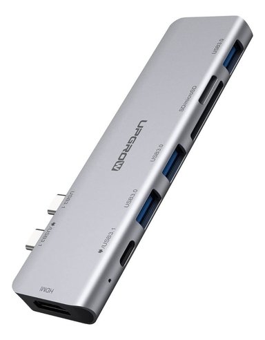 ADAPTADOR HUB UPGROW USB C 7EN2 MACBOOK AIR 15 M3 A3114 - 2
