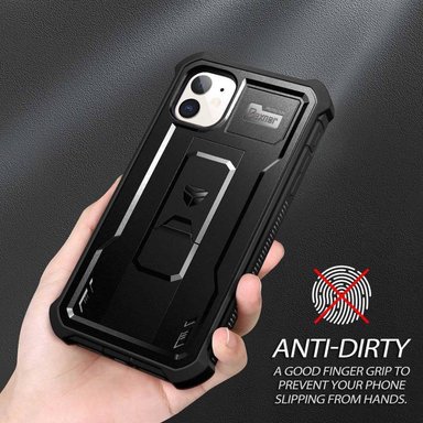 CASE PROTECTOR 360° IPHONE 11 NORMAL 6.1 DEXNOR NEGRO - 5