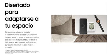 SAMSUNG WIRELESS CHARGER DUO 15W PARA GALAXY S25 PLUS ULTRA - 4