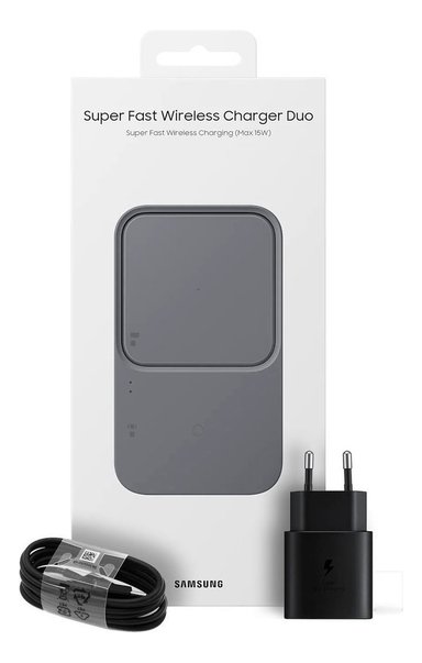 SAMSUNG CARGADOR INALÁMBRICO DUO 15W PARA GALAXY S25 ULTRA - 1
