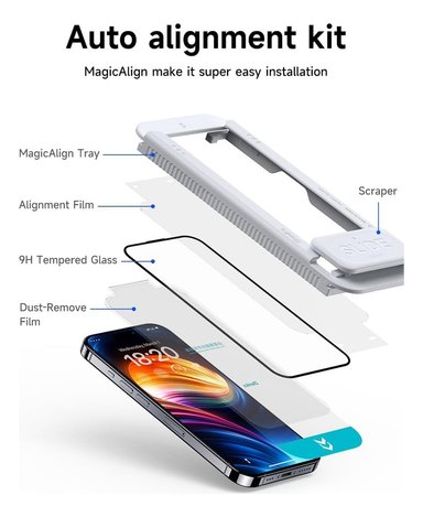 MICA D VIDRIO MATE BENKS JOYTOUCH PARA IPHONE 14 PRO 6.1 - 4