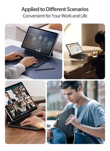 TECLADO MAGNÉTICO PARA GALAXY TAB S7 FE/ S7 PLUS/ S8 PLUS - 5