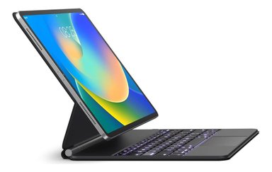 TECLADO MAGNÉTICO PARA IPAD AIR 13 M2 (2024) A2898 A2899 NGR - 1