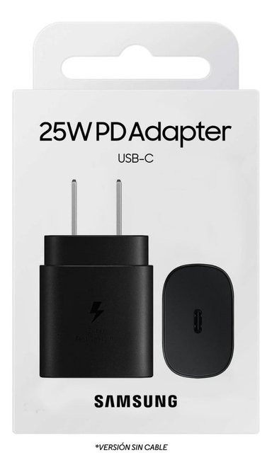 SAMSUNG CARGADOR 25WATTS PARA GALAXY A56 A36 A26 25W NEGRO - 1