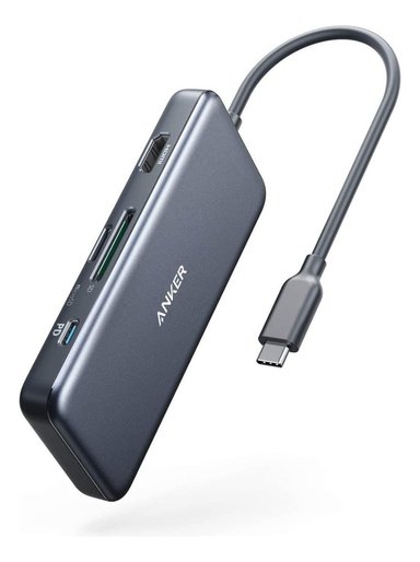 ADAPTADOR HUB ANKER 7N1 USB C PARA MACBOOK AIR 13.6 M4 A3240 - 1