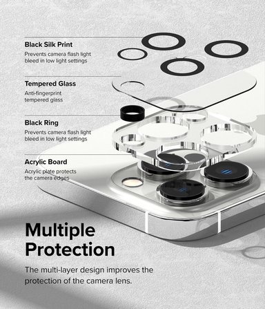 PROTECTOR LENTE DE CÁMARA RINGKE PARA IPHONE 14 PRO 6.1 2PCS - 5