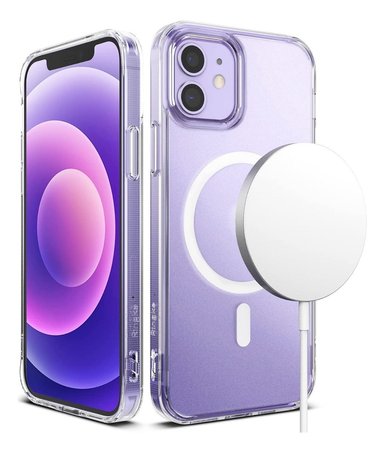 CASE RINGKE FUSION MAGSAFE CLEAR PARA IPHONE 12 NORMAL 6.1 - 1