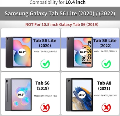 CASE FUNDA PARA GALAXY TAB S6 LITE 2020/22/24 CON PORTALÁPIZ - 2