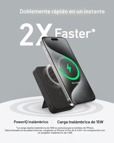 ANKER BATERÍA EXTERNA QI2 10K (MAG) PARA IPHONE 17/ PRO/ MAX - 3