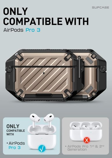 CASE ACUÁTICO SUPCASE PARA AIRPODS PRO 3RA GEN (2025) DESERT - 5