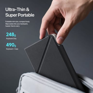 TECLADO PORTÁTIL TOUCHFOLD PARA GALAXY TAB A 9.7 T550 P550 - 5