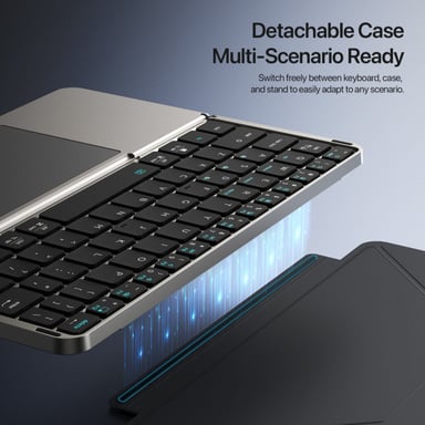TECLADO PORTÁTIL TOUCHFOLD PARA IPAD A16 | 11MA GEN (2025) - 4