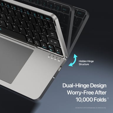 TECLADO PORTÁTIL TOUCHFOLD PARA GALAXY TAB A 10.1 P580 P585 - 6