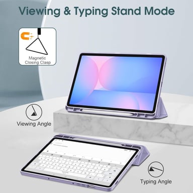 SMART CASE PARA GALAXY TAB S10 LITE X400 X406 (2025) LILA - 4
