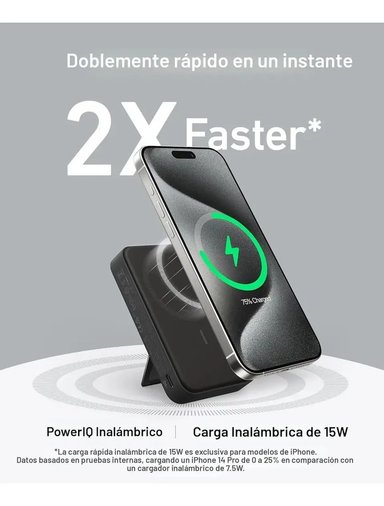 ANKER BATERÍA EXTERNA QI2 10K (MAG) PARA IPHONE 17E (2026) - 3