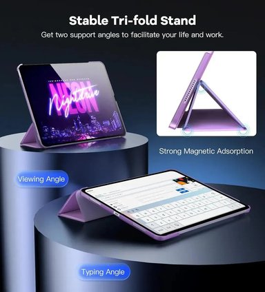 SMART CASE MOKO PARA IPAD AIR 13 M4 CHIP (2026) A3461 A3462 A3464 TARO PURPLE - 2