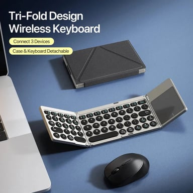 TECLADO PORTÁTIL TOUCHFLIP PARA IPAD AIR 11 M4 CHIP (2026) A3459 A3460 A3463 - 3