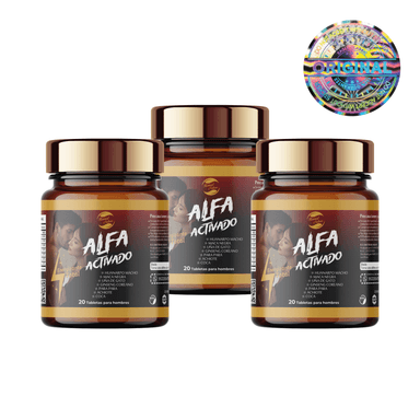 SUPLEMENTOS ALFA ACTIVADO SUPLEMENTO NUTRICIONAL PACK 3