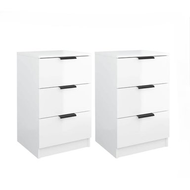 COMBO MESA NOCHE ULTRA DANYA 65×40 BLANCO