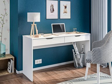 ESCRITORIO DE OFICINA ALIMUEBLESJYL 138 CM BLANCOYERA