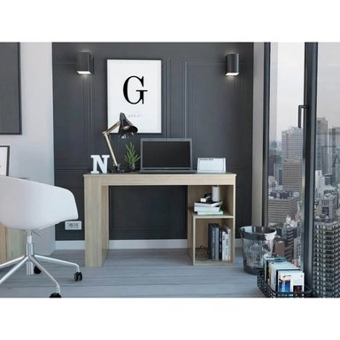 ESCRITORIO ALIMUEBLESJYL IBERIA 120 CM ROBLE CON DIVISIONES