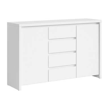 COMODA ALIMUEBLESJYL PRESTON 81X135CM 3 PUERTAS 3 CAJONES BLANCO
