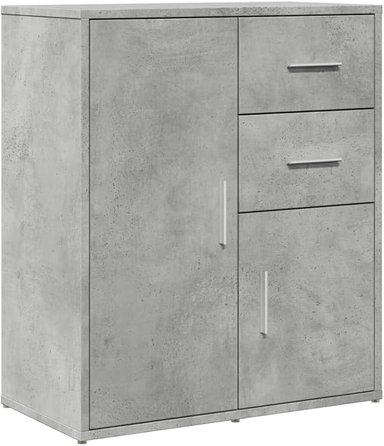 SET APARADORES ALIMUEBLESJYL ITALY CEMENTO MUEBLE MODERNO 2 JUEGOS 70X60 CM GRIS - 3