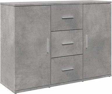 APARADOR ALIMUEBLESJYL ITALY GRIS CEMENTO MUEBLE MODERNO 75X91 CM - 2