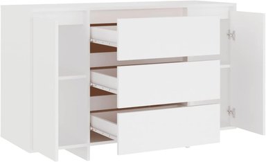 APARADOR ALIMUEBLESJYL DENIS 3 CAJONES 2 PUERTAS BLANCO 75X120 CM - 6