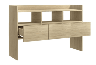 APARADOR ALIMUEBLESJYL GEORGIA 3 CAJONES ROBLE 105X30X70 CM - 4