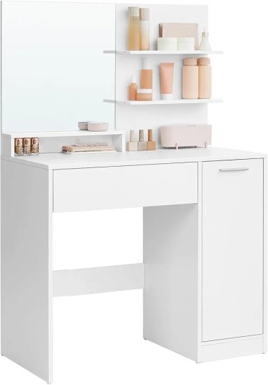 TOCADOR ANDIRA 1 CAJÓN BLANCO 132X80CM - 3
