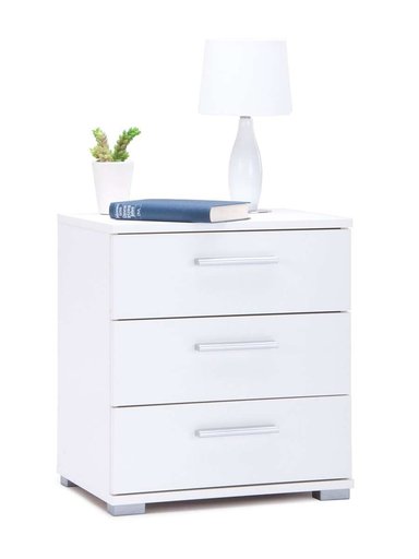 MESA DE NOCHE VOLER COLOR BLANCO 50CM